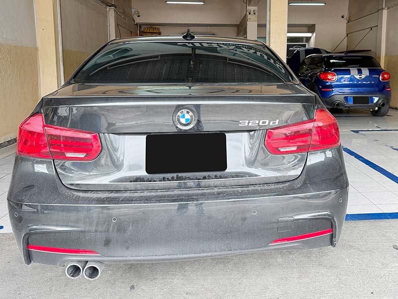 ซ่อมแอร์ BMW 320d F30 แอร์ไม่เย็น