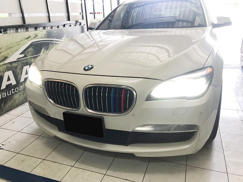 ซ่อมแอร์ BMW 740Ld F02 แอร์ไม่เย็น