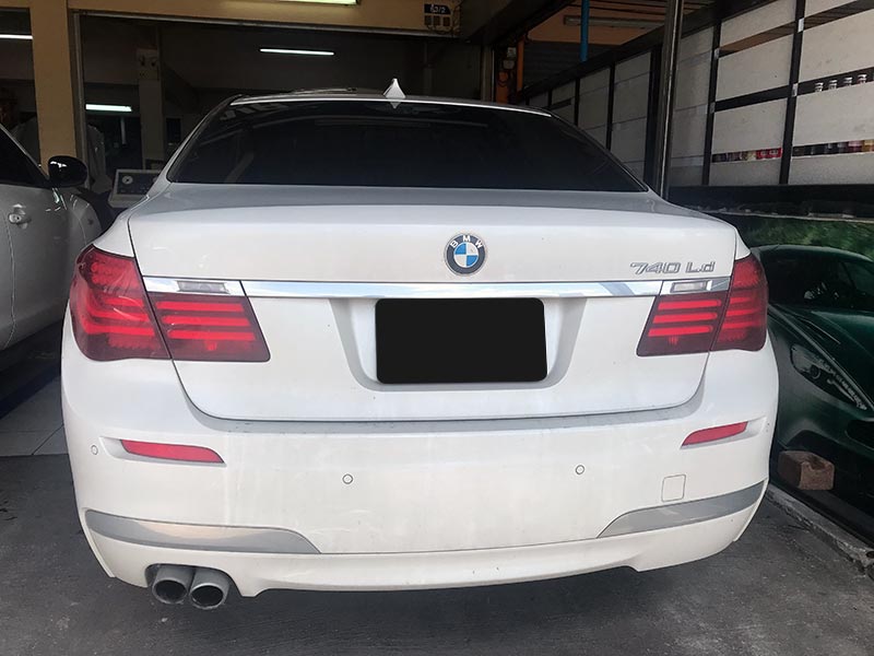 ซ่อมแอร์ BMW 740Ld F02 แอร์ไม่เย็น
