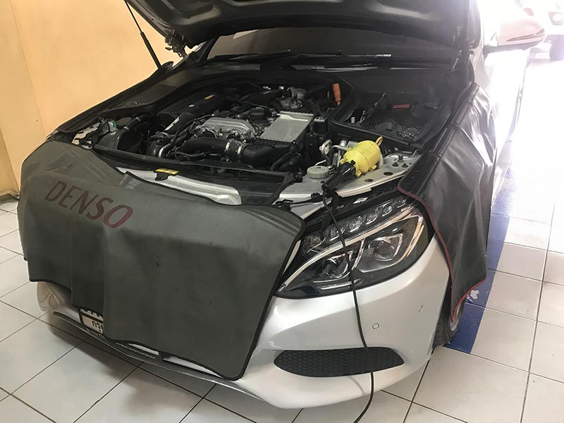 Benz C350e W205 แอร์ไม่เย็น